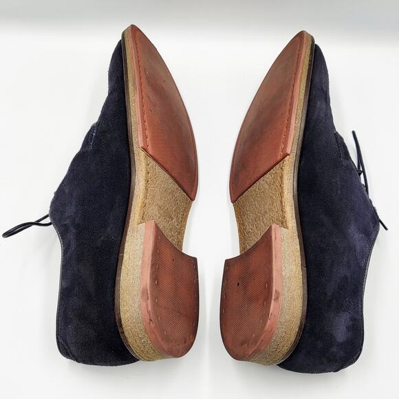 To Boot New York Adam Derrick Navy Blue Suede Derby Loafer Men’s Size 9.5 - Picture 7 of 11